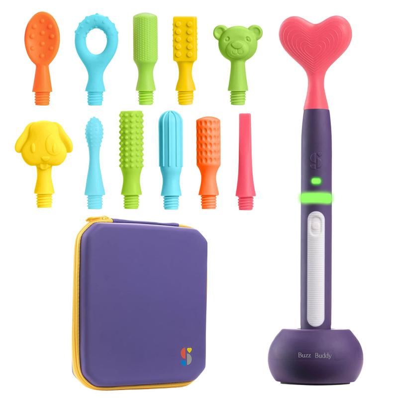 Suprimentos especiais do kit de estimulação motora oral Buzz Buddy